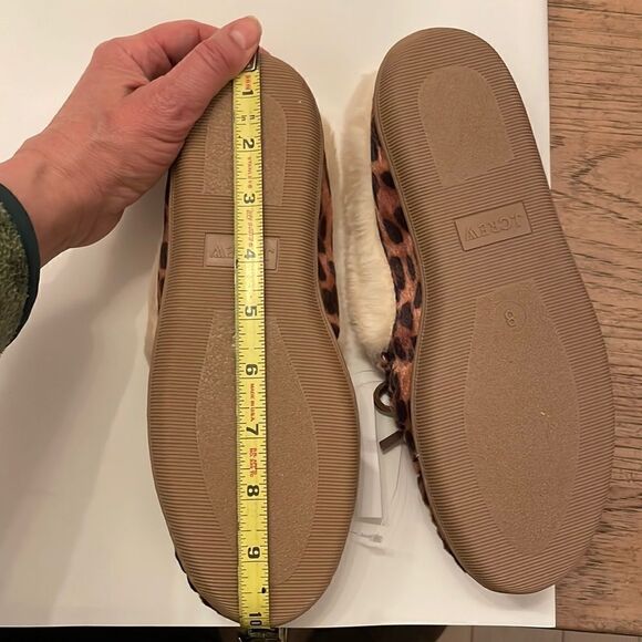 J. CREW CALF HAIR MOTIF LEOPARD MOCCASIN.  NEW - Picture 7 of 8